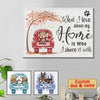 Personalized Dog What I Love About My Home Is Who I Share It With Canvas DHL19JUL21DD1 Dreamship