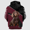 DACHSHUND The Only Problem With Dachshunds Is That I Can't Have Them All 3D Full Printing Hoodie and Unisex Tee 3D Print Mynicewear