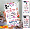 My Heart Is Held By The Hands Of My Grandkids Floral Pattern Handprint Heart Personalized Gift For Grandma Silicone Phonecase DHL23JUN21DD2 Phonecase FUEL Iphone iPhone 12