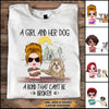 A Girl And Her Dogs A Bond That Can't Be Broken Custom Gift For Dog Mom T-shirt DHL26APR22VA2 White T-shirt Humancustom - Unique Personalized Gifts