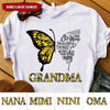 Personalized Nickname Grandma Butterfly Standard T-Shirt DHL28JUN21VN1 2D T-shirt Dreamship S White