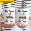 Dog mom's hot coffee personalized white mug NTA06DEC22KL1 White Mug Humancustom - Unique Personalized Gifts Size: 11OZ