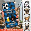 Personalized Dog & Drink I Just Want To Pet My Dog And Drink Phonecase Dhl-24Nq016 Phonecase FUEL Iphone iPhone 12