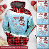 Customized Nana Mom Snowman Christmas Gift Xmas Hoodie 3D HLD03NOV22TT3 3D T-shirt Humancustom - Unique Personalized Gifts Hoodie S