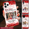Upload Photo Couple Valentine Gift Custom Picture Gift For Husband Wife Phone case HLD06JAN23TT1 Silicone Phone Case Humancustom - Unique Personalized Gifts