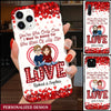 Customized Couple You're The Only One Valentine Best Gift Husband Wife Boyfriend Girlfriend Gift Phone case HLD13JAN23TT1 Silicone Phone Case Humancustom - Unique Personalized Gifts Iphone iPhone 14