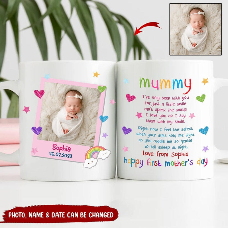 Discover Upload Photo Baby Newborn Mothers Day Gift To Mummy From Baby Infant Personalized Mug