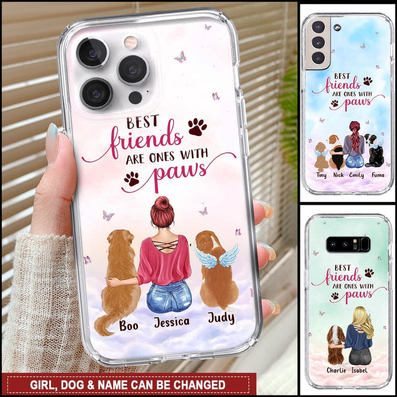 Discover Personalized Dog Mom Fur Mama Best Friends Are Ones With Paws Mother's Day Gift Phone Case