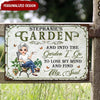 Personalized Gardener Into The Garden I Go To Lose My Mind Find My Soul Plant Lover Metal Sign HLD14APR23NY1 Metal Sign Humancustom - Unique Personalized Gifts 17.5" x 12.5"