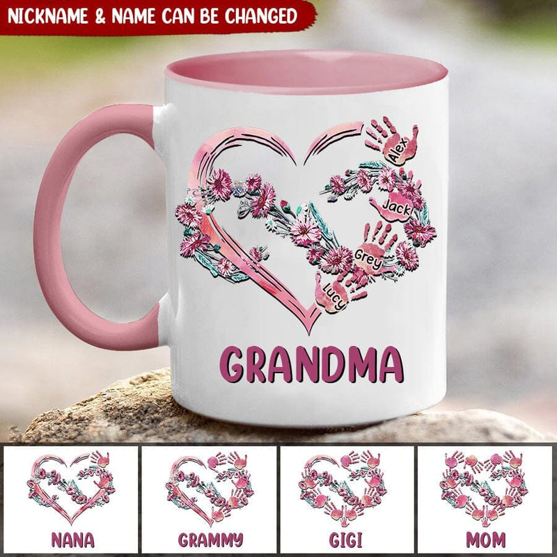 Custom New Mom Coffee Mug - 11oz Pink