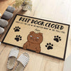 Don't Let The Cats Out Funny Personalized Gift For Cat Mom Cat Dad Kittens Pet Lover Doormat HLD14JUN23VA3