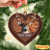 Deer Hunter Hunting Lover Hunt Man Christmas Gift Xmas Acrylic Ornament HLD21NOV22CT1 Acrylic Ornament Humancustom - Unique Personalized Gifts Pack 1