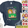 Beer & Bestie You Are The SHE To My NANIGANS St Patrick's Day Custom Design Best Friends Gift Shamrock Tshirt HLD25JAN22SH1 Black T-shirt Humancustom - Unique Personalized Gifts