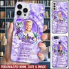 Upload Photo Family Loss Hummingbird Heaven Customized Gift Memorial Phone case HLD28FEB23XT1 Silicone Phone Case Humancustom - Unique Personalized Gifts Iphone iPhone 14
