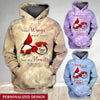 Family Loss Cardinal Rose Infinite Love Customized Gift Memorial Hoodie 3D HLD29DEC22TT3 3D T-shirt Humancustom - Unique Personalized Gifts Hoodie S