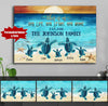Personalized Family Turtles Canvas Hp-15Hl067 Vertical Canvas Dreamship 16x24in - Best Seller