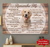 Personalized Memorial Gift Dog Lovers Canvas Hp-15Hl069 Vertical Canvas Dreamship Canvas 8x12in