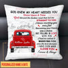 Customized God knew my heart needed you Canvas Pillow PM25JUN21CT1 Dreamship 12x12in