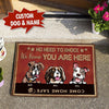 No Need To Knock We Know You Are Here Doormat Full Printing Hp-Dhl013 Area Rug Templaran.com - Best Fashion Online Shopping Store Small (40 X 60 CM)