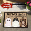Keep Door Closed Don'T Let The Cat Out No Matter What They Tell You Doormat Full Printing Hp-Dhl016 Area Rug Templaran.com - Best Fashion Online Shopping Store Small (40 X 60 CM)