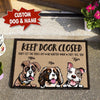 Keep Door Closed Don'T Let The Dog Out No Matter What They Tel You Doormat Full Printing Hp-Dhl017 Area Rug Templaran.com - Best Fashion Online Shopping Store