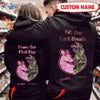 From Our First Kiss Till Our Last Breath Deer Anniversary Gifts For Couples Custom Hoodie Black Hoodie Dreamship