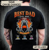 Customized Best Dad Ever T-Shirt Hqd05Jun21Xt5 2D T-shirt Dreamship S Black