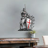 Knights Templar Warrior Cut Metal Sign Cut Metal Sign Human Custom Store 12x12in