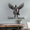 Knights Templar Warrior Cut Metal Sign Cut Metal Sign Human Custom Store 12x12in