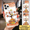 Mimi Pumpkin Under Autumn Tree Custom Phone Case Phonecase FUEL Iphone iPhone 12