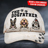 Personalized The Dogfather Classic Caps Baseball Cap Human Custom Store Universal Fit