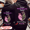 Pesonalized Our First Valentines Day Together Deer Hoodie Hqt-16Sh004 Hoodies Dreamship S Black