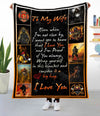 Gift For Your Wife - Firefighter Fleece Blanket HQT-21dd013 Fleece Blanket Dreamship Medium (50x60in)