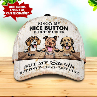 Personalized Name And Dog Breeds Cap Tdh | Hqt-30Ct161 Baseball Cap Human Custom Store Universal Fit