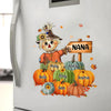 Fall Seasons, Pumpkin Grandma, Mom Personalized Sticker Decal HTN01SEP23TT1