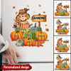 Fall Seasons, Pumpkin Grandma, Mom Personalized Sticker Decal HTN01SEP23TT1