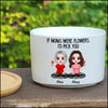 If Moms were Flowers, I'd pick you Personalized Mother Daughter Ceramic Plant Pot Perfect Mother's Day Gift HTN03APR23XT2 Ceramic Plant Pot Humancustom - Unique Personalized Gifts