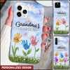 Grandma's garden Hand print Grandkids Personalized Phone case HTN03JUN24TT1