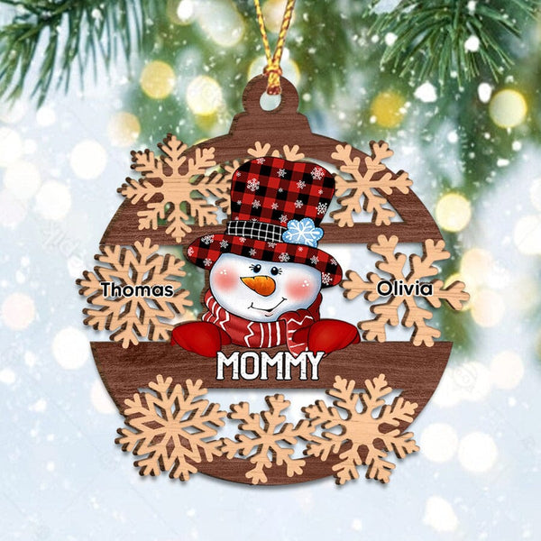 DIY BOY Christmas Ornament Coloring Kit Personalized Family Kid Activity  Laser Cut Keepsake Custom Snow Man Reindeer Globe Tree Markers