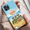 Summer Beach Cute Ocean Turtle Personalized Phone case Gift for Grandmas Moms Aunties HTN08APR24VA1