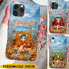 Grandma's Little Pumpkins Fall Season Truck Personalized Phone case HTN10AUG23VA1