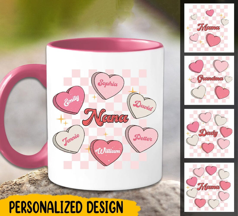 PINK HEARTS PERSONALISED | Personalized | Starbucks cup | Custom | Reusable  | Iced coffee | Love | Christmas | Venti | Birthday |Tumbler 