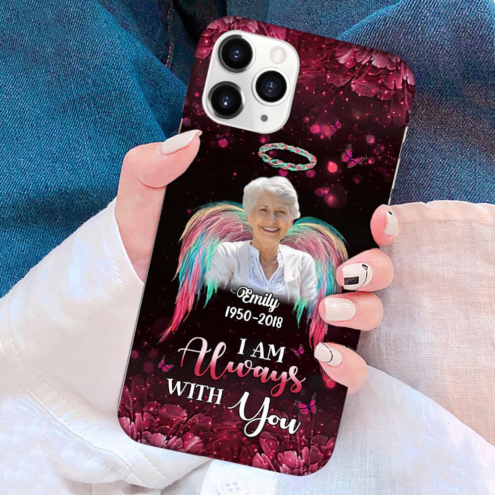 Your wings were ready but my heart was not Upload Photo Memorial Personalized Phone case HTN12OCT23TT2 Silicone Phone Case HumanCustom New 