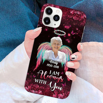 Your wings were ready but my heart was not Upload Photo Memorial Personalized Phone case HTN12OCT23TT2 Silicone Phone Case HumanCustom New