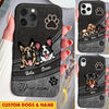 Dog Gray Zippers Personalized Phone case Gift for Dog Lovers, Dog Mom, Dog Dad HTN14DEC22CT1 Silicone Phone Case Humancustom - Unique Personalized Gifts Iphone iPhone 14