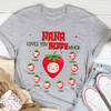 Grandma Loves you Berry Much Cute Strawberry Nana Mom Personalized White T-shirt and Hoodie HTN16APR24KL1