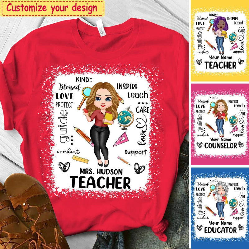 In Teacher Classroom - Personalized Apple Shaped Acrylic Plaque – Macorner
