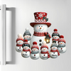 Christmas Snowman Grandma With Grandkids Personalized Decal Sticker HTN17NOV23KL2