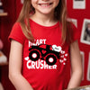 Heart Crusher Valentine's Day Cute Truck Personalized Youth Tee HTN18DEC23VA3 Youth Tee HumanCustom - Unique Personalized Gifts Made Just for You