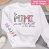 This Grandma wears her heart on her sleeve Personalized 3D Sweater HTN18JAN23CT1 3D Sweater Humancustom - Unique Personalized Gifts S Sweater